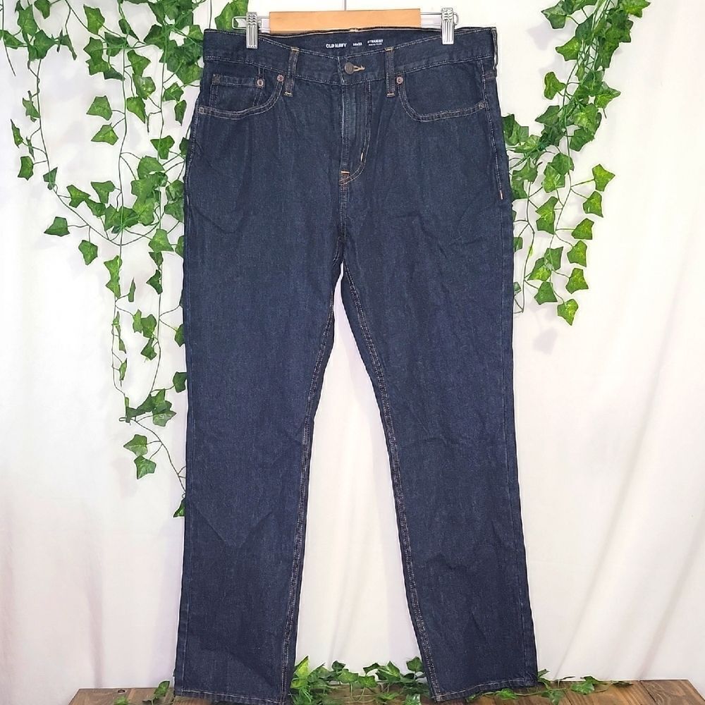 Old Navy. Dark Blue Denim Jeans. Like New. Size 34X32